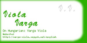 viola varga business card